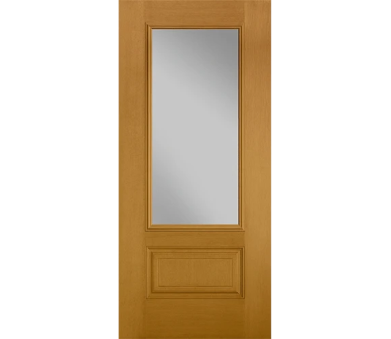 Frisco Three Quaters light Fiberglass Entry Door